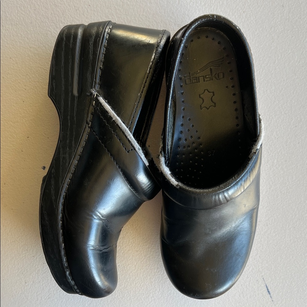 Dansko Black Slip-On clogs